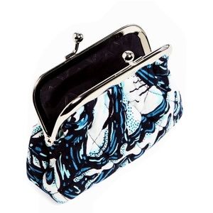 Vera Bradley Kiss Coin Purse-Shore Enough